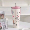 Ly giữ nhiệt MOCHI 900ml in hình động vật, ống hút, quai xách Hàn Quốc - 159k 6