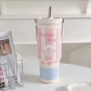 Ly giữ nhiệt MOCHI 900ml in hình động vật, ống hút, quai xách Hàn Quốc - 159k 10