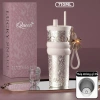 Ly Giữ Nhiệt QUEEN 710ml 316 Cốc Thép Không Gỉ với Ống Hút, Giữ Nhiệt 8h, Phủ Sứ - Giá 320.000đ 7