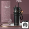 Ly Giữ Nhiệt QUEEN 710ml 316 Cốc Thép Không Gỉ với Ống Hút, Giữ Nhiệt 8h, Phủ Sứ - Giá 320.000đ 8