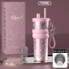 Ly Giữ Nhiệt QUEEN 710ml 316 Cốc Thép Không Gỉ với Ống Hút, Giữ Nhiệt 8h, Phủ Sứ - Giá 320.000đ 9