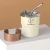 Ly giữ nhiệt thép không gỉ đơn giản, cốc cà phê Mỹ cao cấp, nắp kín giữ nóng - 90.000đ 2