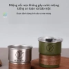 Ly giữ nhiệt thép không gỉ đơn giản, cốc cà phê Mỹ cao cấp, nắp kín giữ nóng - 90.000đ 5