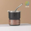 Ly giữ nhiệt thép không gỉ đơn giản, cốc cà phê Mỹ cao cấp, nắp kín giữ nóng - 90.000đ 9