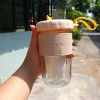 Ly giữ nhiệt thủy tinh 500ml - Giữ ấm lâu, Giá 45.000 VND, nhẹ, phù hợp văn phòng