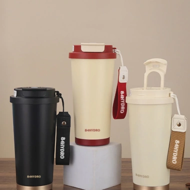 Ly giữ nhiệt tráng sứ 84C530C BOTTLY 530ml thiết kế tối giản, chính hãng 84HYDRO