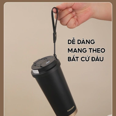 Ly giữ nhiệt tráng sứ 84C530C BOTTLY 530ml thiết kế tối giản, chính hãng 84HYDRO