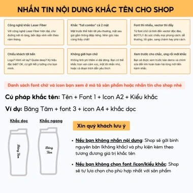 Ly giữ nhiệt tráng sứ cà phê MITA Summer Đỏ Cổ Điển 500ml kèm ống hút, khắc tên, giảm còn 181.500₫ 9