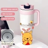 Ly giữ nhiệt Winnie the Pooh dễ thương, ống hút, giữ lạnh - Giá ưu đãi 185.000đ 5
