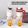 Ly giữ nhiệt Winnie the Pooh dễ thương, ống hút, giữ lạnh - Giá ưu đãi 185.000đ 6