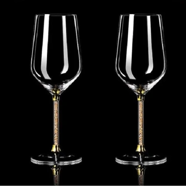 Ly rượu vang pha lê chân lá vàng 24k cao cấp - Sang trọng, giá ưu đãi 135.000₫ 8