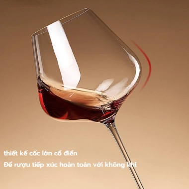 Ly rượu vang thủy tinh 450ml bộ ly cao cấp, tăng hương vị, giá 55.000 VND 3