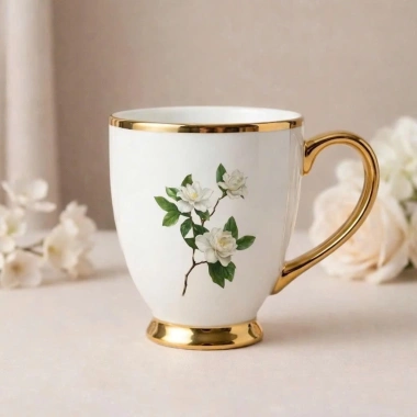 Ly sứ hoạt tiết Tết Bính Ngọ 2.026 dễ thương kèm thìa vàng tiện lợi quà tặng 75.000₫ 4