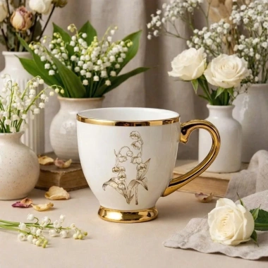 Ly sứ hoạt tiết Tết Bính Ngọ 2.026 dễ thương kèm thìa vàng tiện lợi quà tặng 75.000₫ 8
