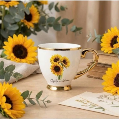 Ly sứ hoạt tiết Tết Bính Ngọ 2.026 dễ thương kèm thìa vàng tiện lợi quà tặng 75.000₫ 10