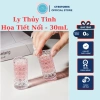 Ly thủy tinh 20ml họa tiết hoa nổi - Ly uống rượu, nước ép, bàn tiệc CTSstore chỉ 9.000đ