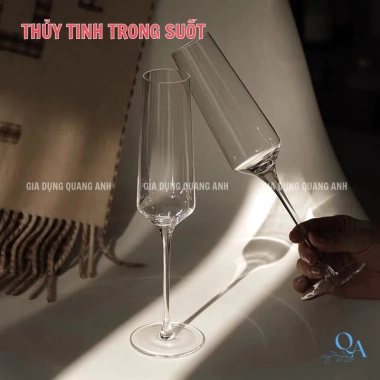 Ly thủy tinh cao cấp 200ml ly sâm panh Champagne vang whisky Giá ưu đãi 51.903₫
