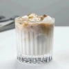 Ly thủy tinh cao cấp 350ml họa tiết sọc dọc - Cốc cafe, giá chỉ 29.900đ 2