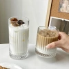 Ly thủy tinh cao cấp 350ml họa tiết sọc dọc - Cốc cafe, giá chỉ 29.900đ 8