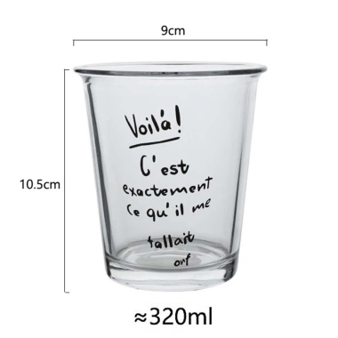 Ly Thủy Tinh Chịu Nhiệt Cốc Uống Nước Voilá Miệng Loe, Cốc Cafe Siêu Xinh CTT001 - Giá 26.000 VNĐ 5