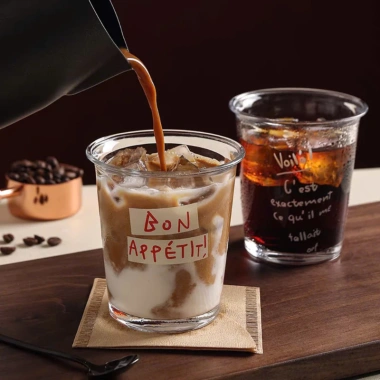 Ly Thủy Tinh Chịu Nhiệt Cốc Uống Nước Voilá Miệng Loe, Cốc Cafe Siêu Xinh CTT001 - Giá 26.000 VNĐ 6