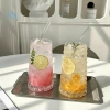 Ly thủy tinh chịu nhiệt dáng tháp kim cương 500ml – ly cà phê, cocktail, sinh tố, nước ép, giảm giá 42k 2