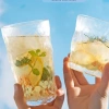 Ly thủy tinh đá nhám 300/360ml chịu nhiệt, cốc trà cafe nước ép soda - 21.560 VND 3