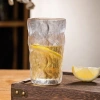 Ly thủy tinh đá nhám 300/360ml chịu nhiệt, cốc trà cafe nước ép soda - 21.560 VND 7