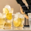 Ly thủy tinh đá nhám 300/360ml chịu nhiệt, cốc trà cafe nước ép soda - 21.560 VND 8