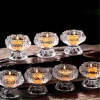 Ly thủy tinh đựng nến dày, trụ nến decor luxury cho mâm cúng & bàn thờ - 29.000₫