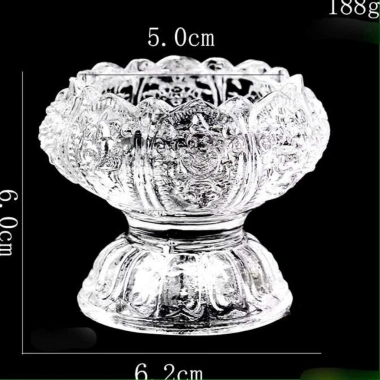 Ly thủy tinh đựng nến dày, trụ nến decor luxury cho mâm cúng & bàn thờ - 29.000₫ 3