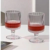 Ly Thuỷ Tinh Hoạ Tiết Sọc 250ml Có Chân - Kem, Sinh Tố, Nước Ép, Cocktail, Cà Phê 36.000đ 7