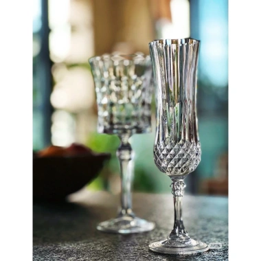 Ly thủy tinh kim cương sang trọng, trang trí bàn tiệc, sự kiện, nhà hàng, khách sạn, quán bar – chỉ 42.000₫