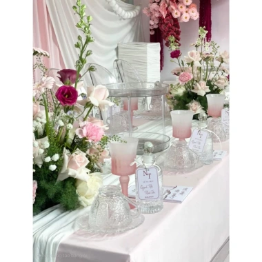 Ly thủy tinh kim cương sang trọng, trang trí bàn tiệc, sự kiện, nhà hàng, khách sạn, quán bar – chỉ 42.000₫