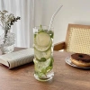 Ly thủy tinh ống trúc 420ml chịu nhiệt - Dùng pha sinh tố, nước ép, soda, Giá chỉ 55.000 VND 2