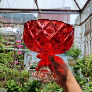 Ly thủy tinh size lớn có chân sang trọng – Đĩa đựng bánh kẹo Tết, đồ ăn nhẹ, giá ưu đãi 389.000₫ 7