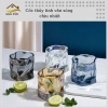Ly thủy tinh uống whisky, cốc gợn sóng sang trọng, phù hợp cocktail - Giá 23.100đ