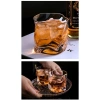 Ly thủy tinh uống whisky, cốc gợn sóng sang trọng, phù hợp cocktail - Giá 23.100đ 6
