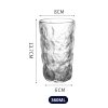 Ly thủy tinh vân đá nhám 300ml/360ml – Cốc chịu nhiệt phong cách Nhật Bản, sang trọng, giá ưu đãi 25.300₫ 8