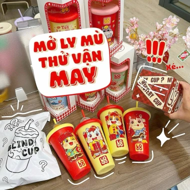 Ly Túi Mù HỎA TỐC Siêu Cute Quà Tết 2.026 Full Hộp Giá Ưu Đãi 79.000₫
