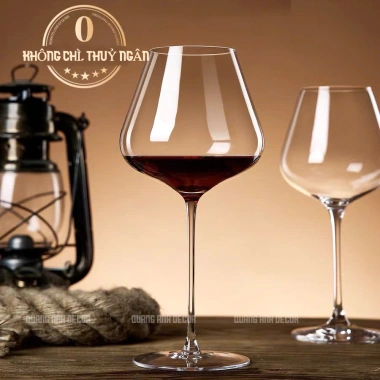 Ly Vàng Thủy Tinh Pha Lê Cao Cấp 450ml và Decanter Thiên Nga 1.500ml - Bình Thở