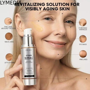 LYMEDIA Serum 20% C Retinol - Chống Lão Hóa, Dưỡng ẩm Hyaluronic, Da Sáng