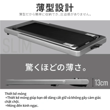 Lysin máy chạy bộ điện siêu mỏng gấp gọn mini, không tiếng ồn, dùng cho văn phòng - Giá 12 triệu 7 Lysin máy chạy bộ điện siêu mỏng gấp gọn mini, không tiếng ồn, dùng cho văn phòng - Giá 12 triệu 7
