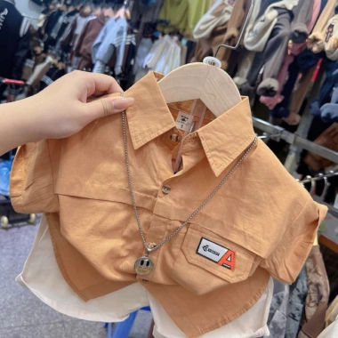 M15 set bộ bé trai áo sơ mi phối kaki mềm 2 màu size 8‑26kg giá chỉ 143.000₫ 2 M15 set bộ bé trai áo sơ mi phối kaki mềm 2 màu size 8‑26kg giá chỉ 143.000₫ 2
