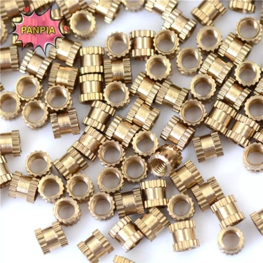 M3 200 chiếc 4 đai ốc đồng chèn nhúng knurl - Giá ưu đãi 49.500đ 2