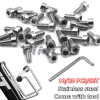 M5 Thép Không Gì MTB Đường Gấp 10-20 Chiếc – Giá Đỡ Bu Lông Lục Giác Chìa Khóa Lồng Nước – 30.690₫