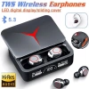 M90 Tai nghe không dây TWS Bluetooth 5.3 nắp trượt âm thanh nổi game thể thao giá 89.000₫