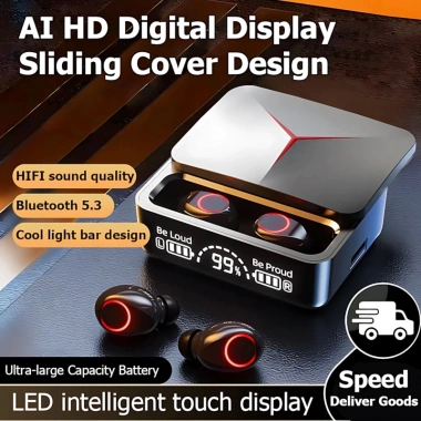 M90 Tai nghe không dây TWS Bluetooth 5.3 nắp trượt âm thanh nổi game thể thao giá 89.000₫ 8 M90 Tai nghe không dây TWS Bluetooth 5.3 nắp trượt âm thanh nổi game thể thao giá 89.000₫ 8