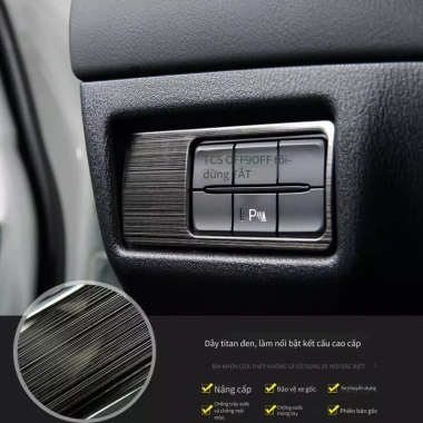 Mạ Đen Titan 17-26 cho Mazda CX-5 2.022-2.026 - Thép Không Gỉ, Khung Trang Trí, Chải Chức Năng Lái Xe - Giá 176k