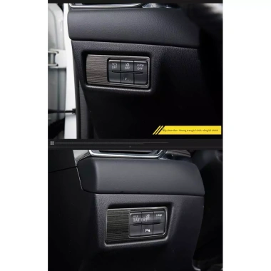 Mạ Đen Titan 17-26 cho Mazda CX-5 2.022-2.026 - Thép Không Gỉ, Khung Trang Trí, Chải Chức Năng Lái Xe - Giá 176k